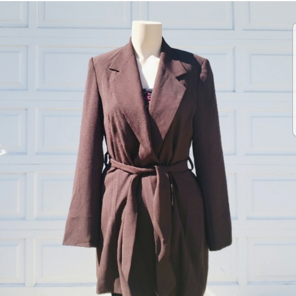 Exchange Brown Duster Blazer